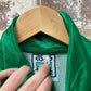 Vintage 1980s 1990s Green Asics tape Logo Track Top Jacket