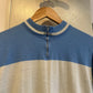 1960s Baby Blue Italian Cycling Zip Shirt