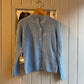 1960s Blue Knitted Cardigan Jumper