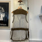 1960s 1970s Unusual Netting Suede Shooting Hunting Gilet Jacket