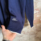 1970s Navy Italian Zip Up Cardigan Track Top