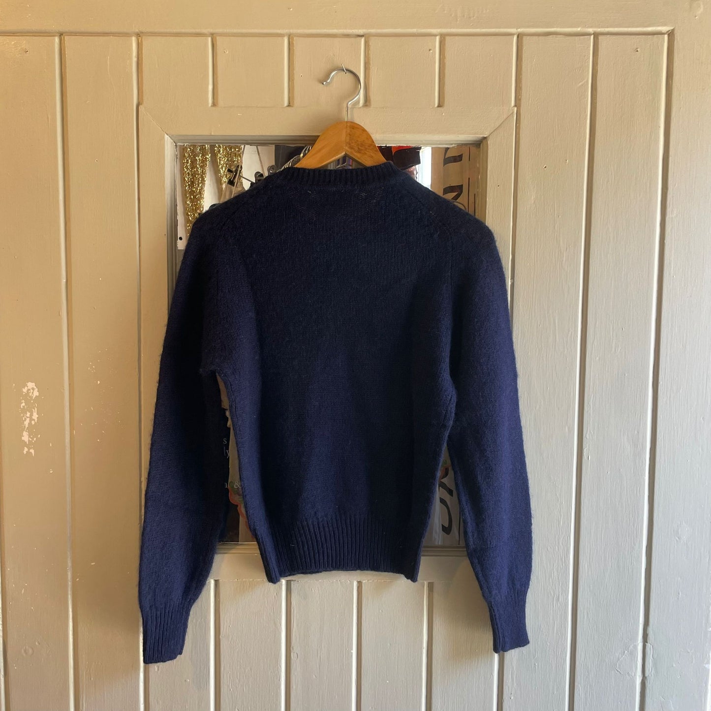 Vintage 70s/80s Navy Knitted Jumper
