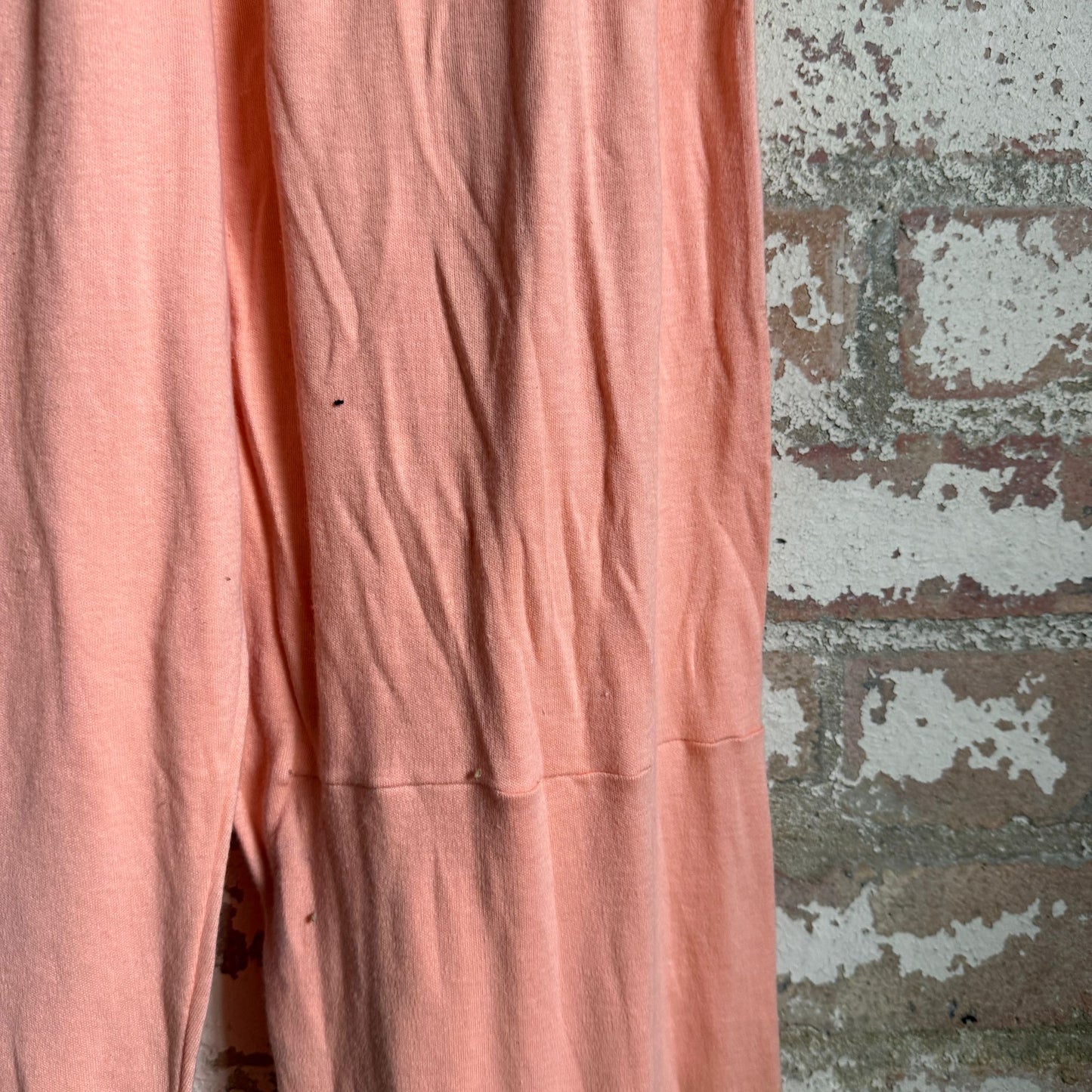 1960s Unusual Pink British Cotton Trousers