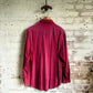 1980s Faded Red Denim Western Style Shirt