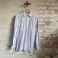 1980s White Checkered Czarina Button Up Shirt