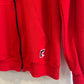 1980s Red Zip Up Track Top