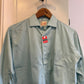 1940s Turquoise British Smock Work Shirt