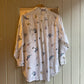 1990s White Graphic French Connection Button Shirt
