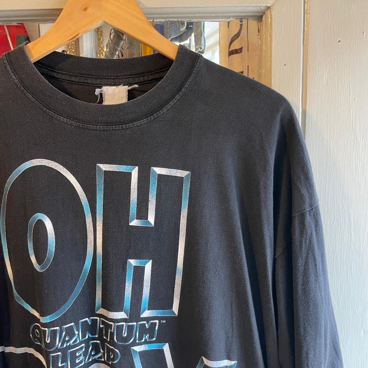 1990s Black OH BOY Graphic T-shirt