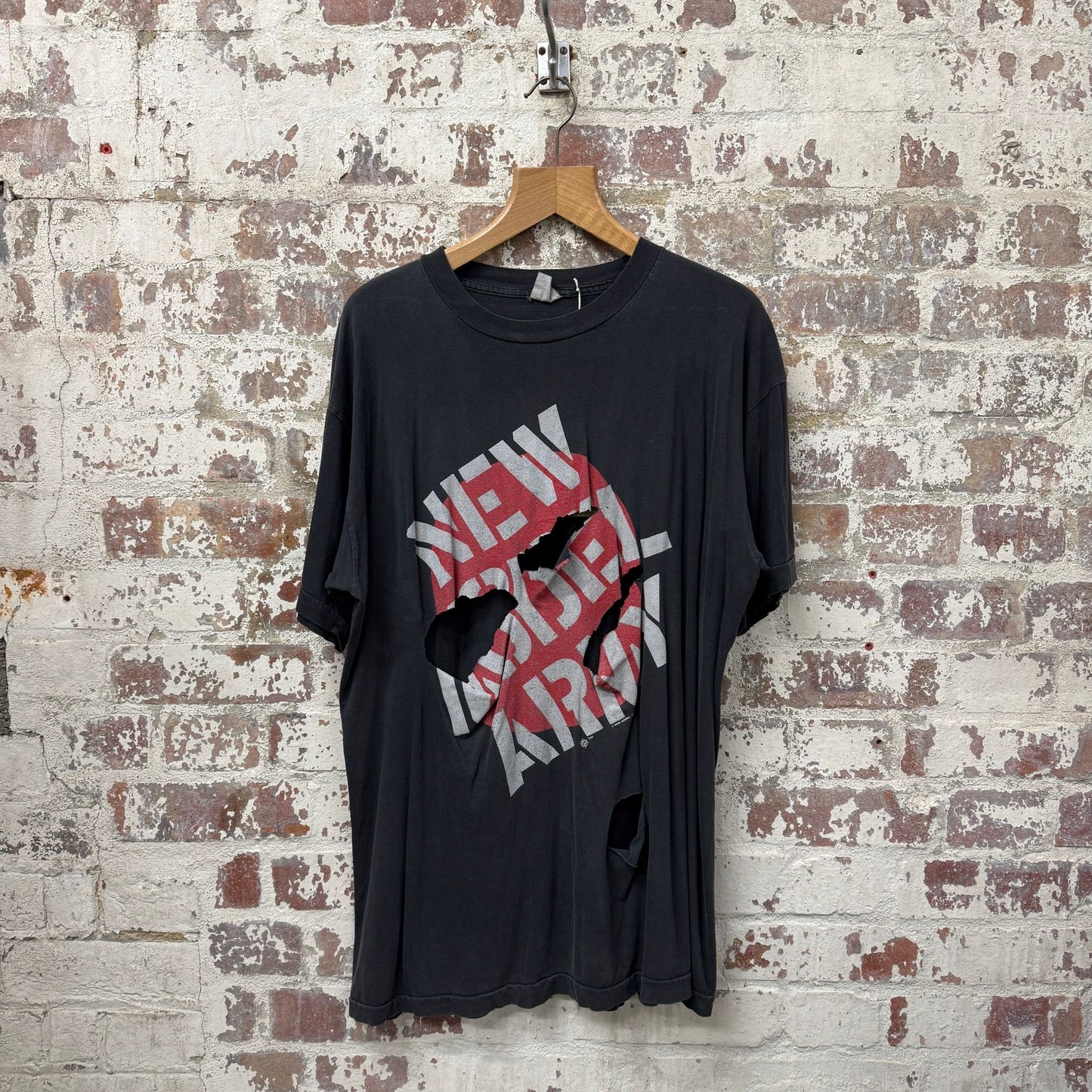 1980s Black New Model Army Graphic Band T-Shirt