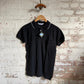 1960s Black Cotton Dead Stock British Leisure Polo Shirt
