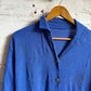 1960s Blue Button Cardigan Shirt