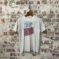 1980s 1986 White Status Quo Graphic Band T-shirt