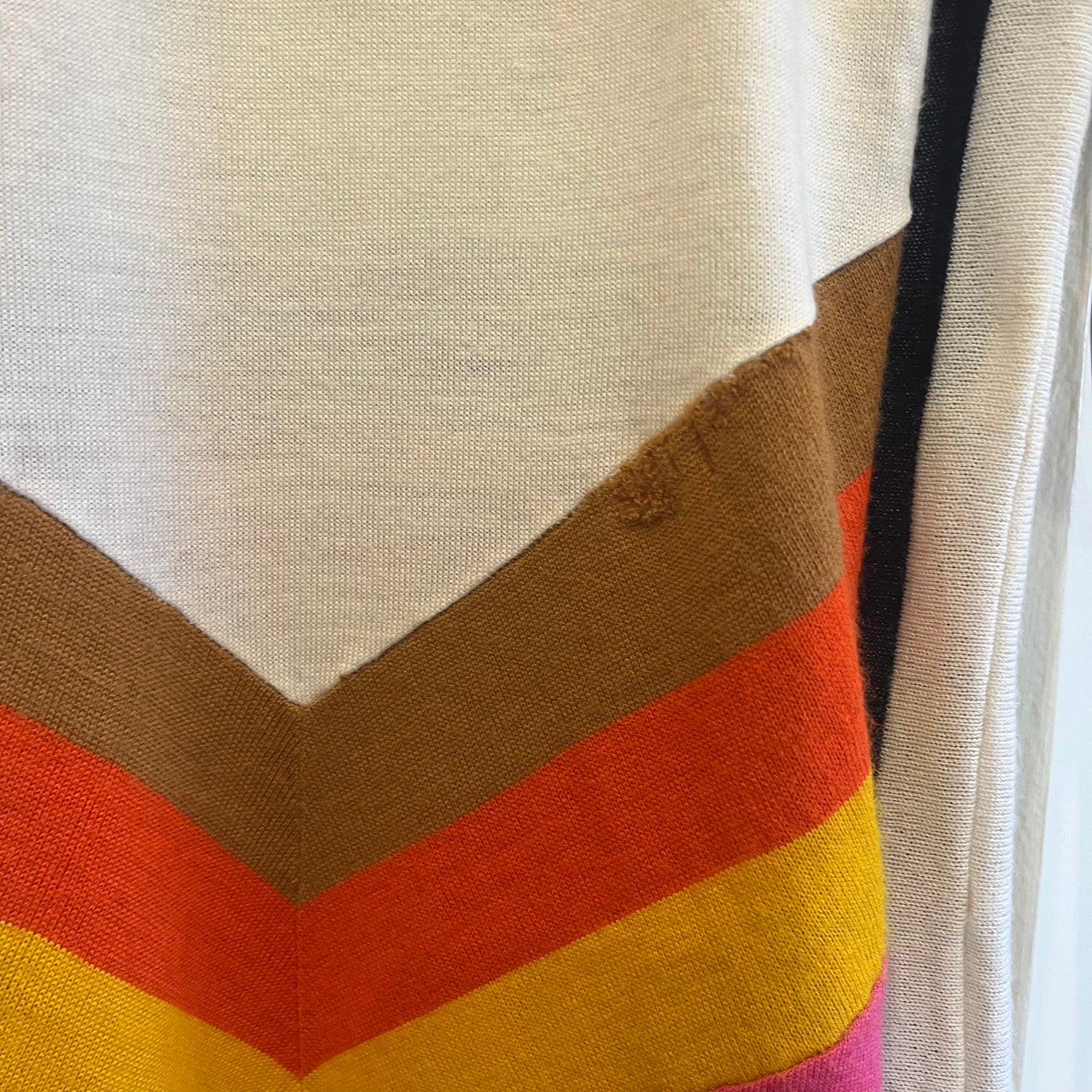 1970s Graphic Cycling Zip Shirt Top