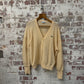 1980s Yellow Chemise Lacoste Cardigan Jumper