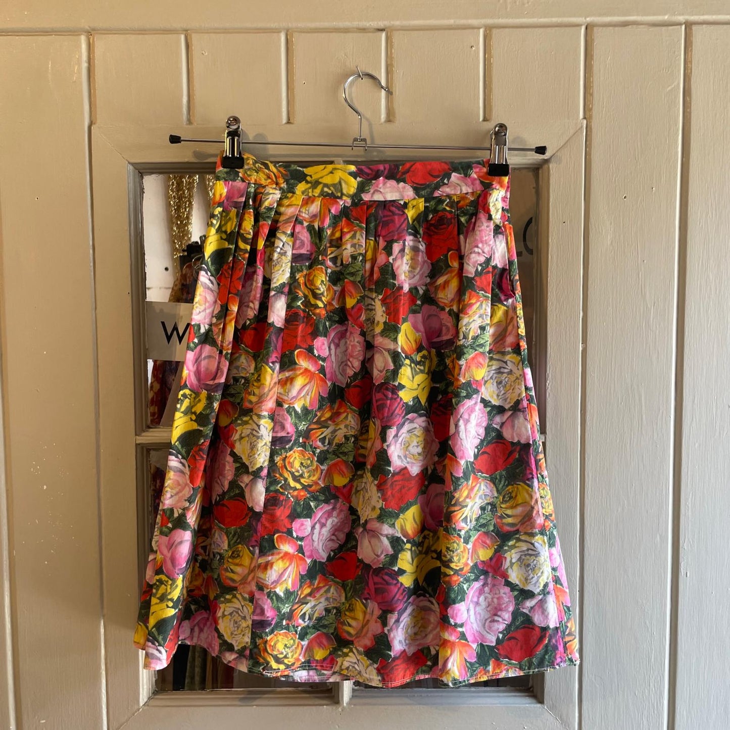 Vintage 70s/80s Floral Cotton Prairie Skirt