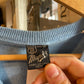 1970s 1980s Blue Knitted Italian Tank Top sweater Vest
