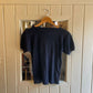 Vintage 70s/80s Navy Cotton Button Henley Top