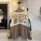 1970s 1980s Graphic Knitted Jumper