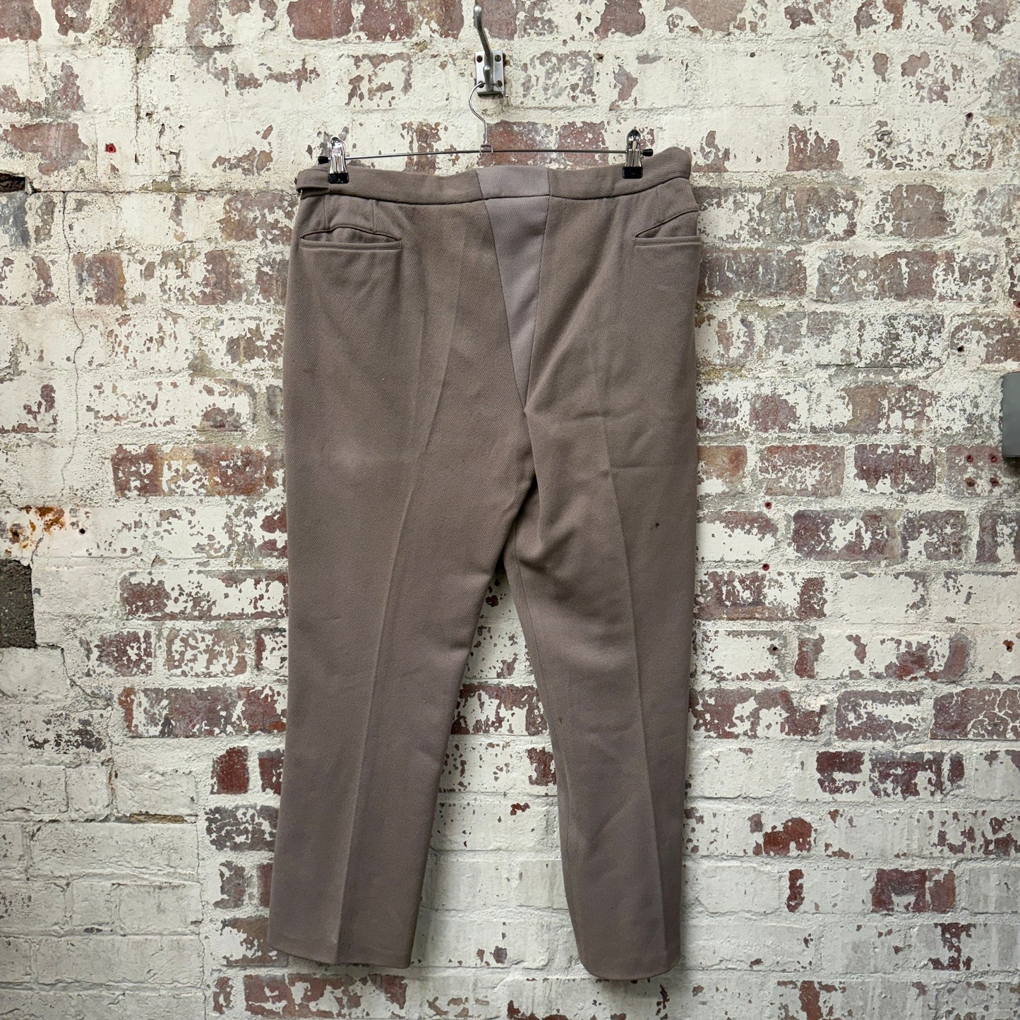1960s Wool  Austin Reed Grey Formal Trousers