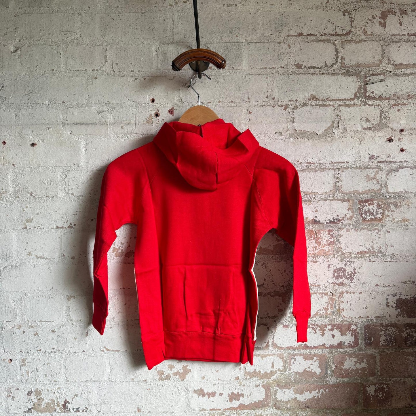 1970s Red Two Tone Cotton Hoodie