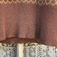 1940s Brown Winter Knit Jumper