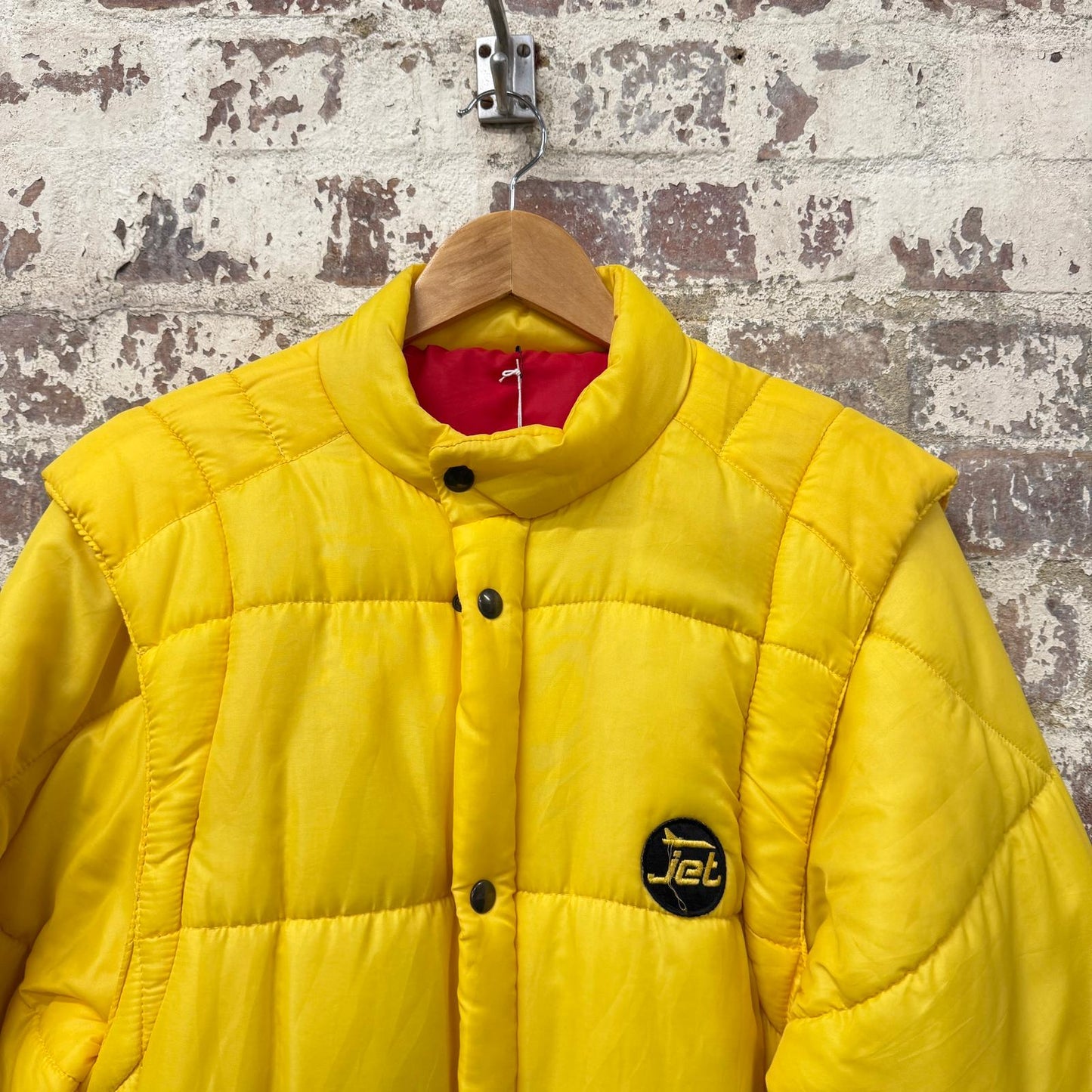 1980s Yellow Puffer Jacket