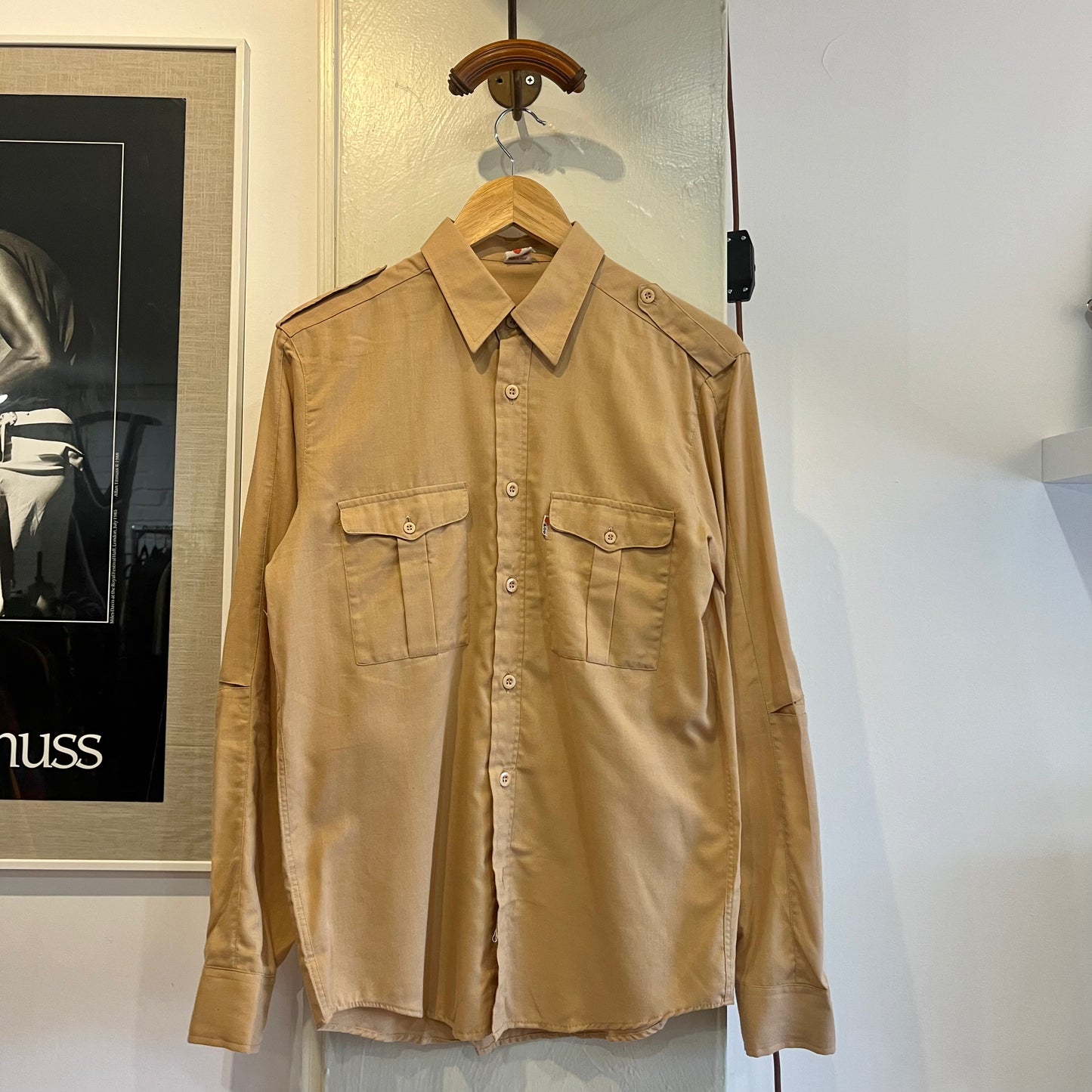 1970s Beige Italian 'Pooh' Shirt