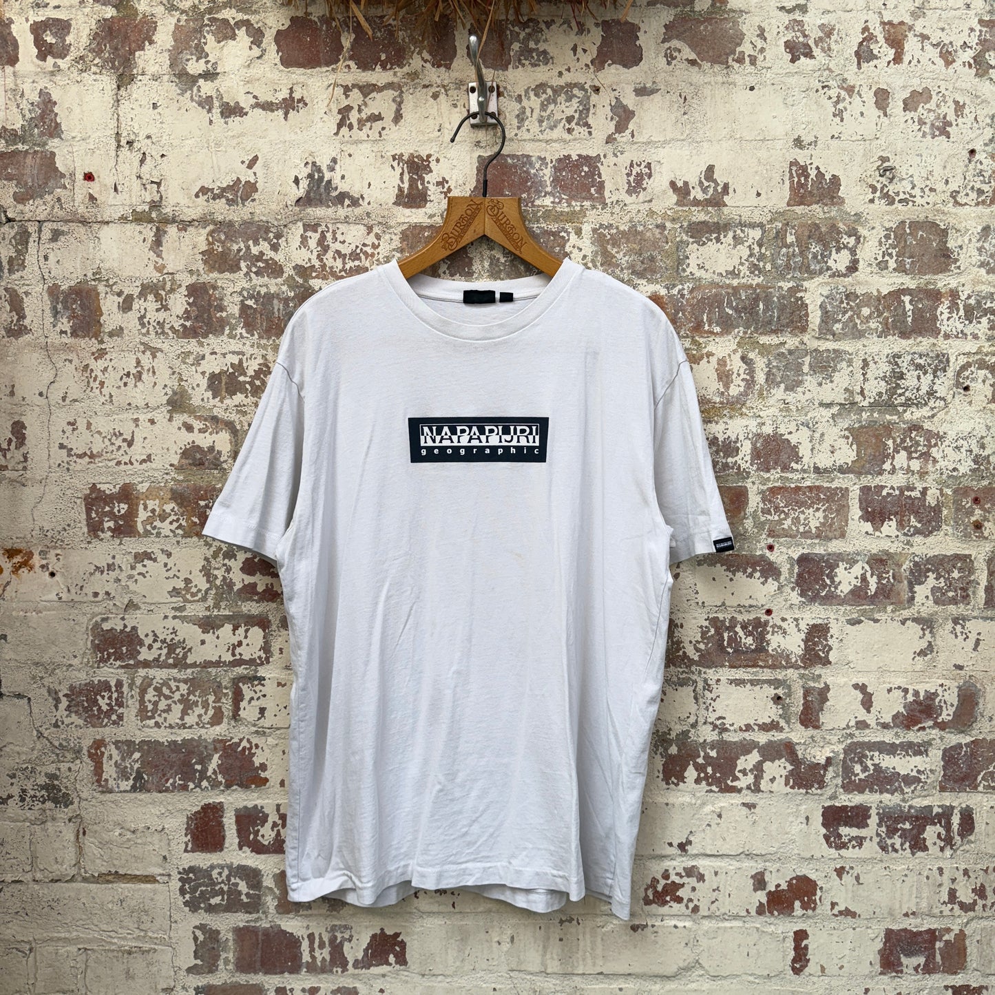 White Napapijri Graphic T-Shirt