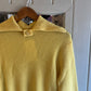 Vintage 50s/60s Yellow Wool British Knitted Unusual Jumper