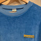 1970s Blue Towelling Yachting Club Sweatshirt