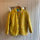 1980s Unusual Yellow Cotton Clasp Jacket