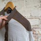 1980s Beige Tootal Polo Shirt Top