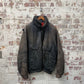 1980s Black Faded Leather St Michael Jacket