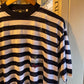 1990s Black and White Striped T-shirt