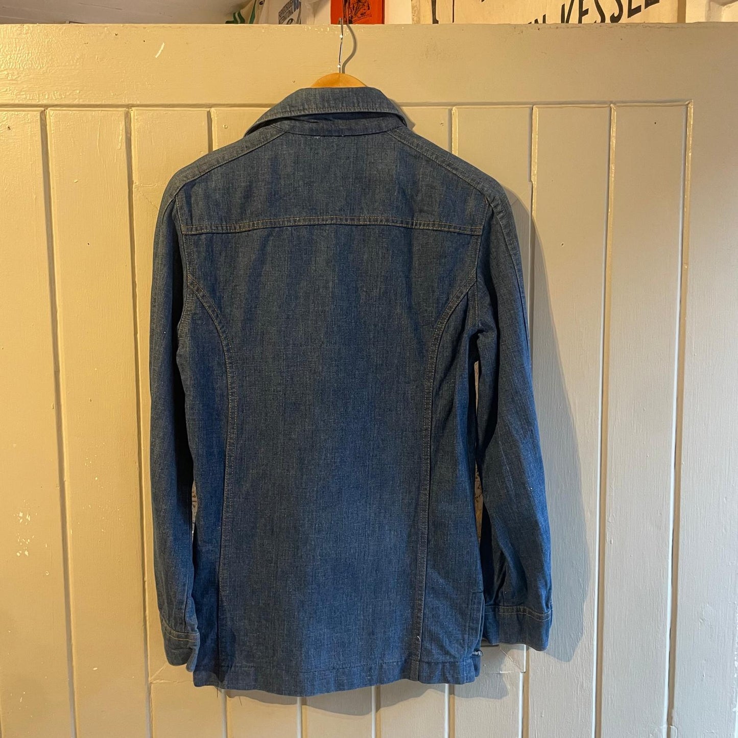 1970s Blue Denim Lee Shirt
