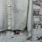 1970s Cream Knitted Cardigan Jumper
