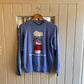 1970s Blue Raglan Snoopy Graphic Sweatshirt Jumper