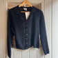 2000s Black Laura Ashley Cardigan Jumper