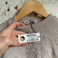 1960s Beige British Knitted Dead Stock Jumper