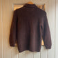 1960s Brown Knitted Buttoned Cardigan Jumper