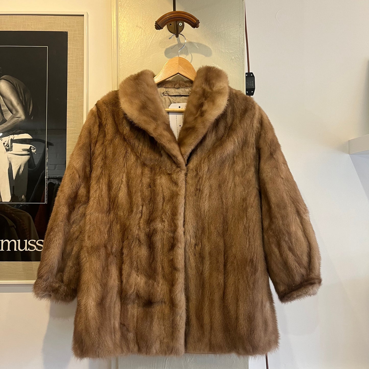 1950s Mink Fur Coat