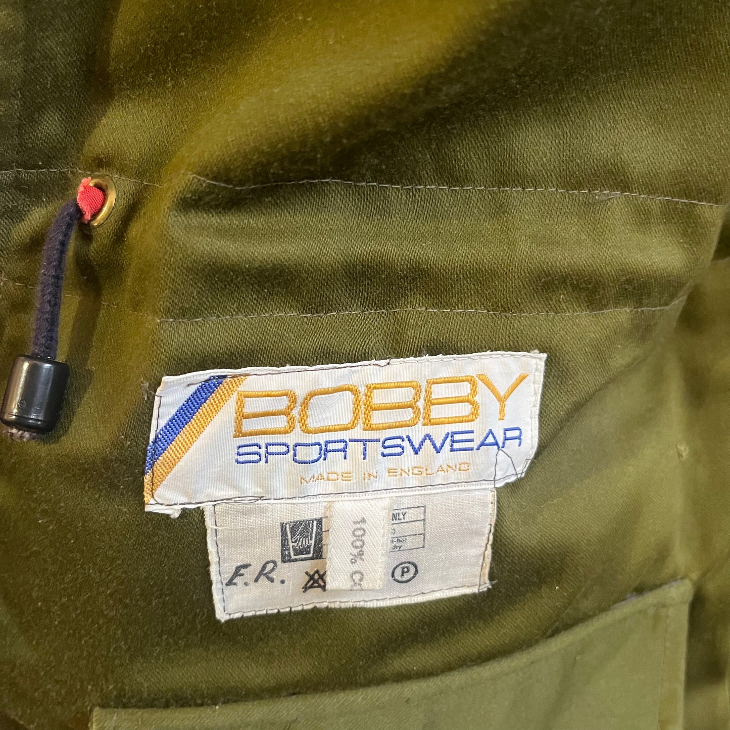 1970s Green 'Bobby' Windproof Cotton Walking Jacket