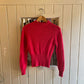 Vintage 70s/80s Red Wool Knitted St Michael's Jumper