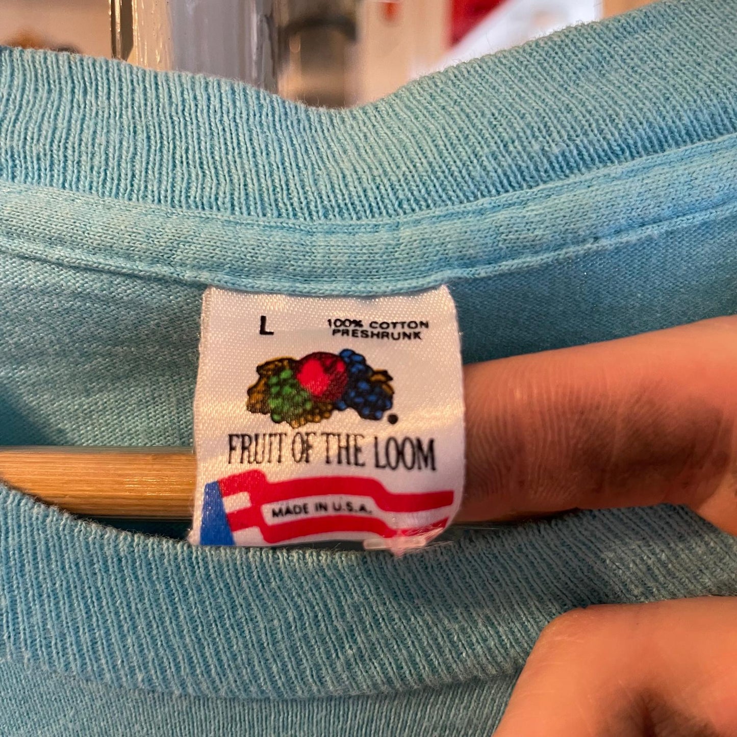 1990s Baby Blue Graphic T-Shirt