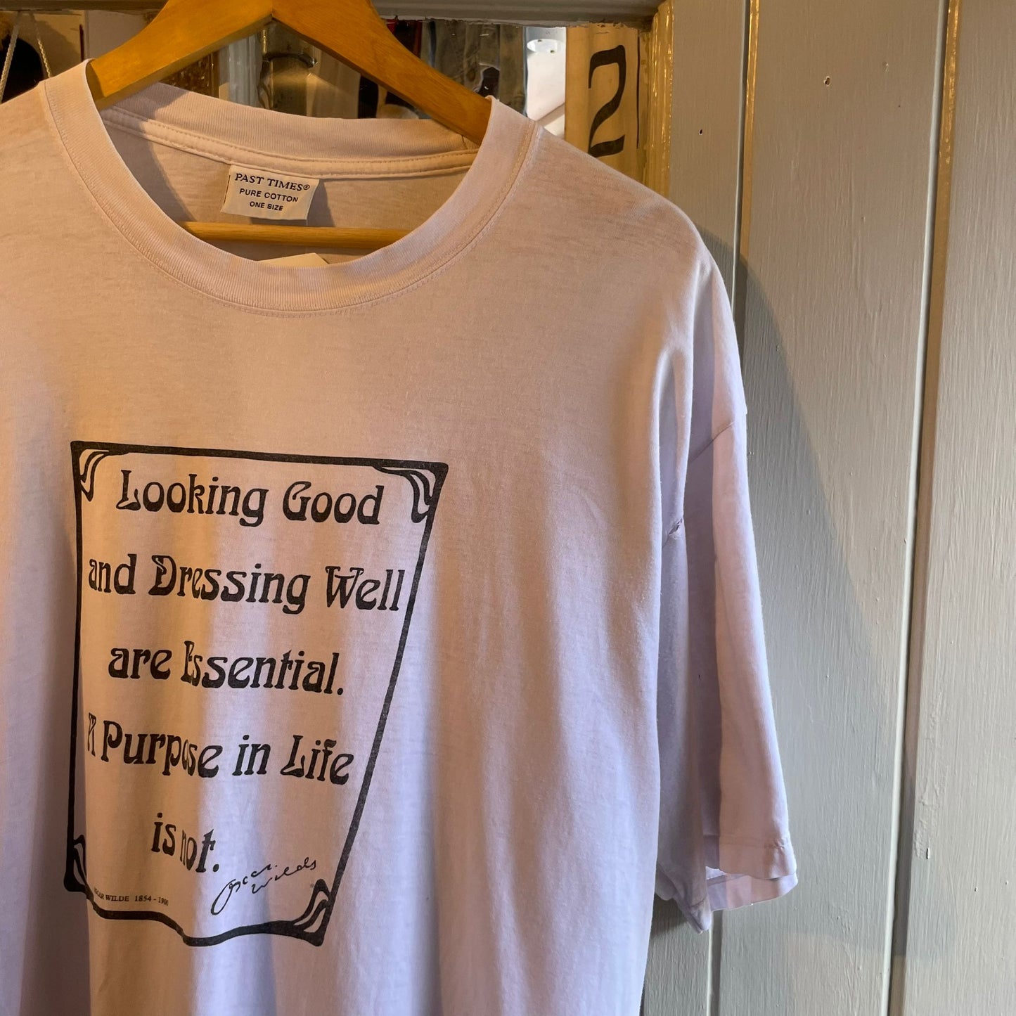 1990s White Oscar Wilde Graphic T-shirt