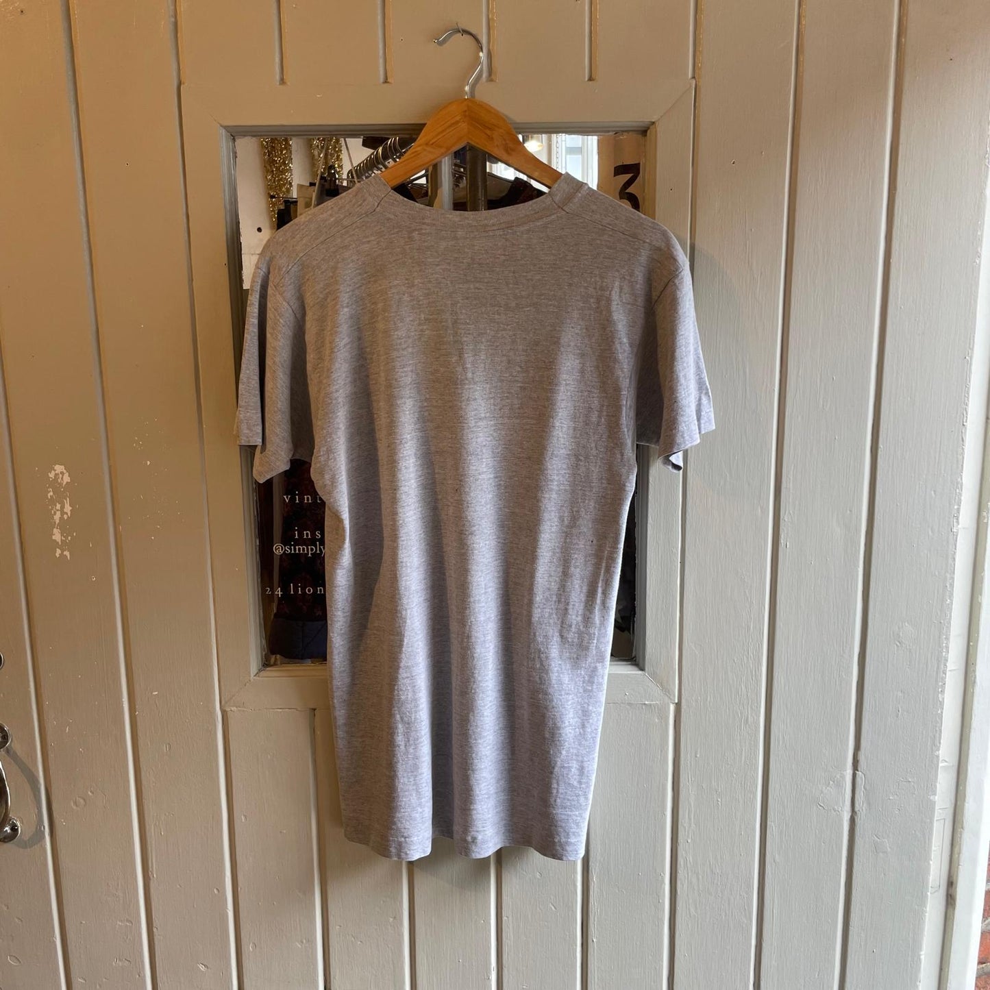 1980s Grey Running Graphic T-shirt