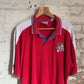 1990s Red Mickey Mouse Disney Polo Shirt Top