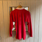 1950s British Red Football shirt
