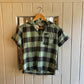 1960s Green Checkered Pullover Leisure Shirt